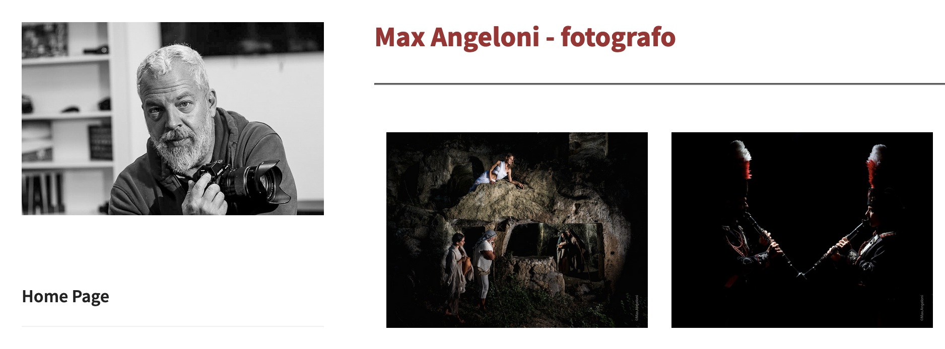 Max Angeloni Web Site