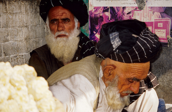 Quetta: venditori al mercato